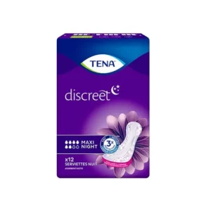 Damenhygiene | TENA Discreet Maxi Night Compresas 12uds