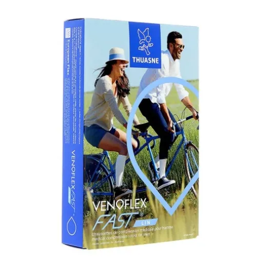 Socken | THUASNE Venoflex 2 Fast Linen Herren Socke Sturm lang T3 1Paar