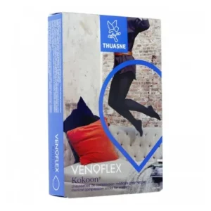 Strumpfhose Lang | THUASNE Venoflex 2 Socken Kokoon Mille Schwarz N1 1 Paar