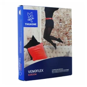 Strumpfhose Kurz | THUASNE Venoflex Kokoon Media 3 Antideslizante PA Negr T2C 1 Par