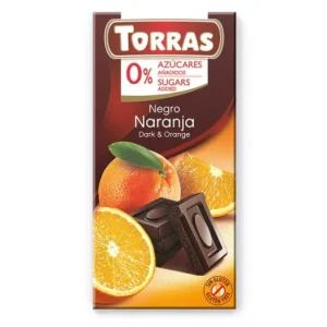 Ökologische Ernährung | Torras Choco Schwarz Orange S/G S/Az 75g