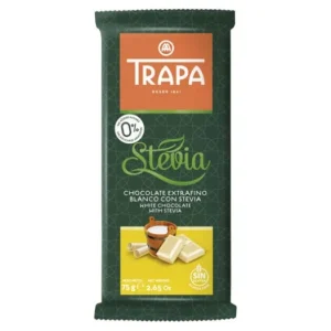 Ökologische Ernährung | Trapa Chocolate Blanco con Stevia 75g