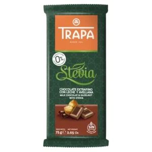 Ökologische Ernährung | Trapa Chocolate con Leche y Avellanas con Stevia 75g