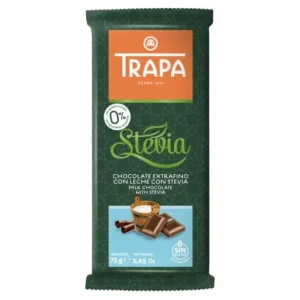 Ökologische Ernährung | Trapa Chocolate Leche con Stevia 75g