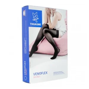 Strumpfhose Kurz | THUASNE Venoflex Secret 2 Chauss F Schwarz T1N