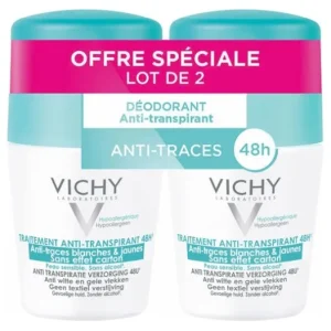 Körper | Vichy Dodorant Antiperspirant Behandlung 48h Anti-Spuren Perlen 2x50ml