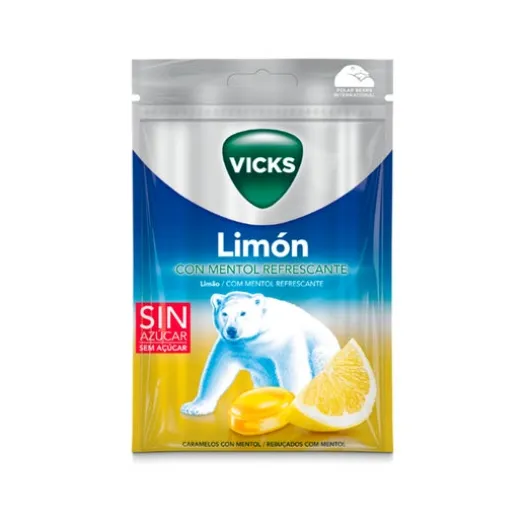 Ökologische Ernährung | Vicks Zitrone Bonbon mit Menthol 72g