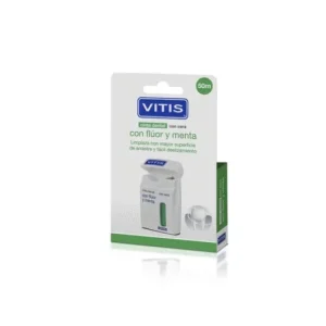 Mund | Vitis ™ Zahnseide mit Fluor und Minze 50 m